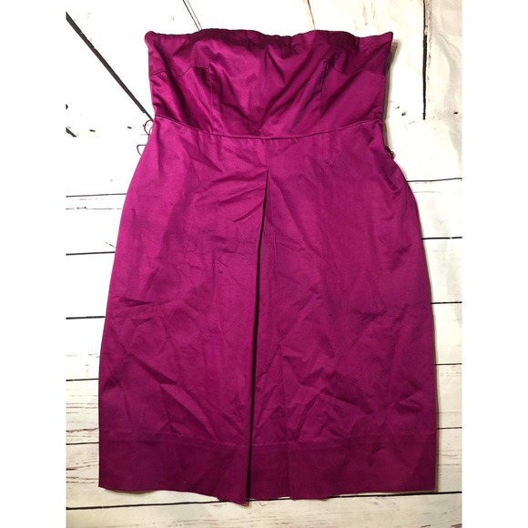 New York & Company Dresses & Skirts - Strapless fuschia Night Out Size 8 Dress from New York & Co
